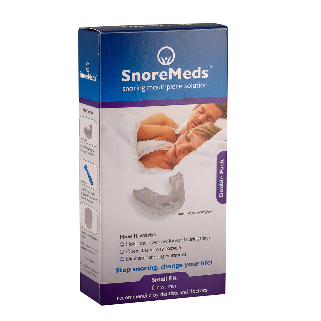 SnoreMeds Stop Snoring Device for Women - Double Pack