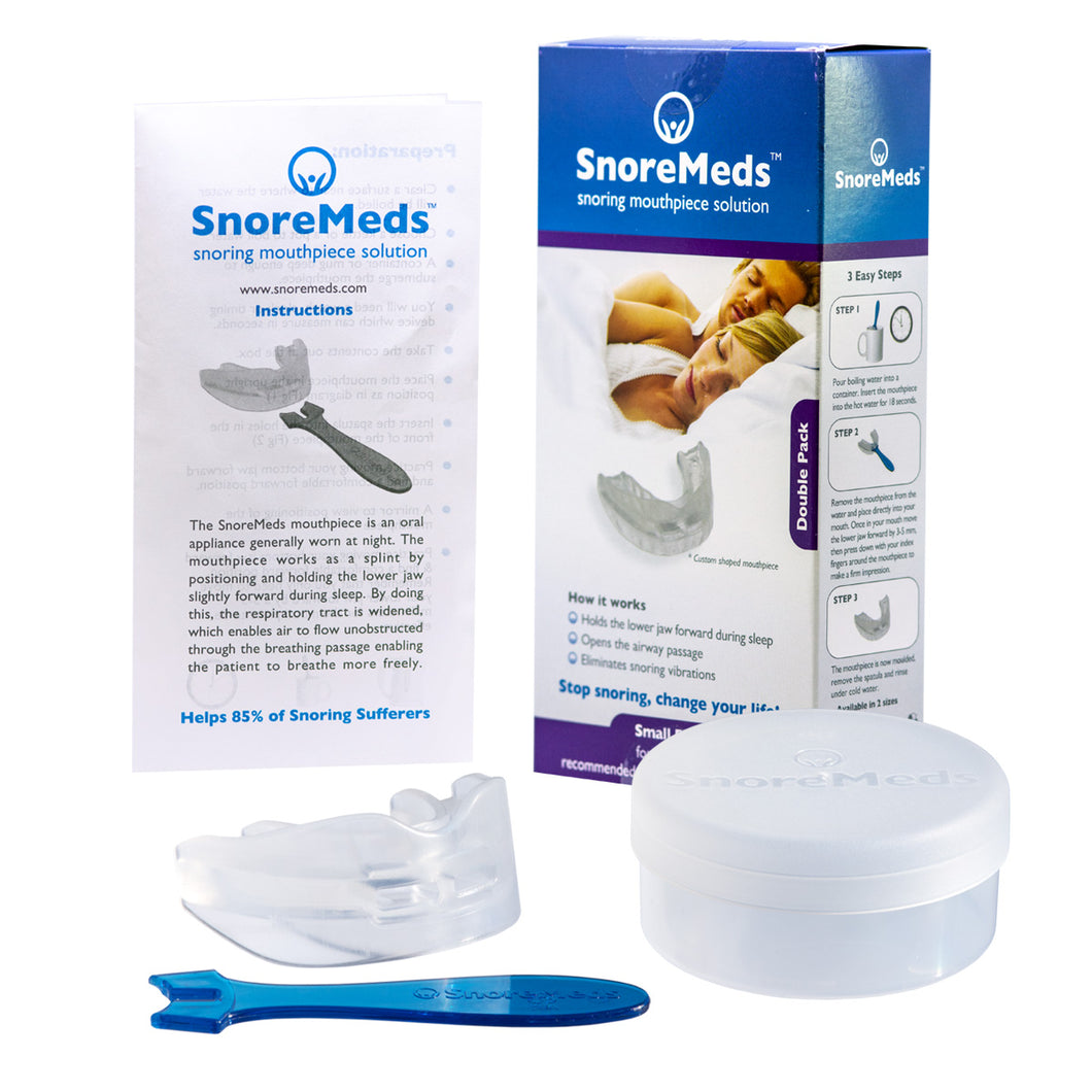 SnoreMeds Stop Snoring Device for Women - Double Pack