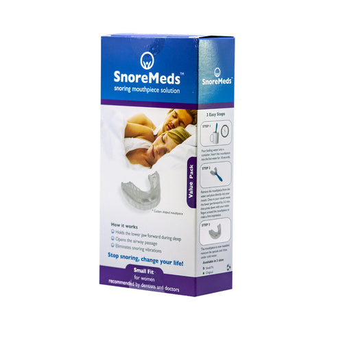 SnoreMeds Stop Snoring Mouthpiece for Women - Value Pack